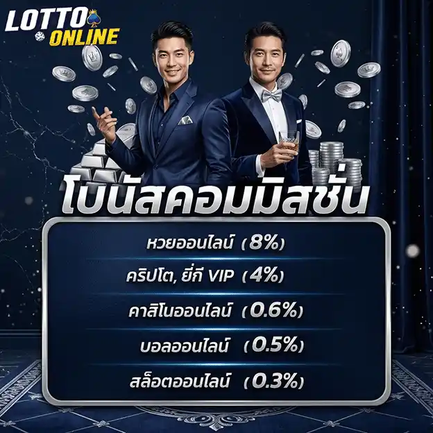 เลขพร้อม โบนัสคอมมิชชั่น